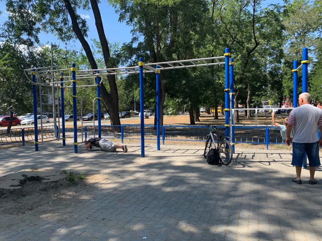 Monkey Bars at Calisthenics Park at Старосінна площа, Одеса – photo 3 of 6