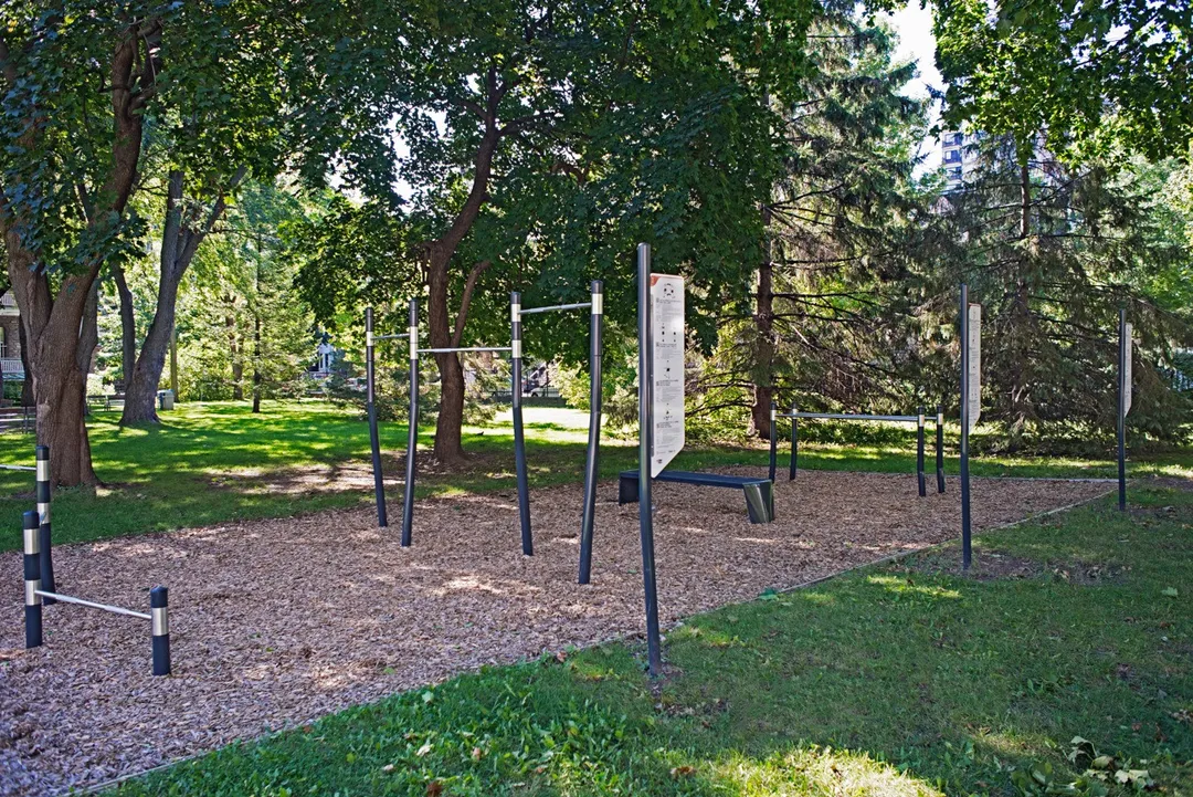 Bară de flotări la Calisthenics Park at Library Road, Montréal – fotografia 1 din 1