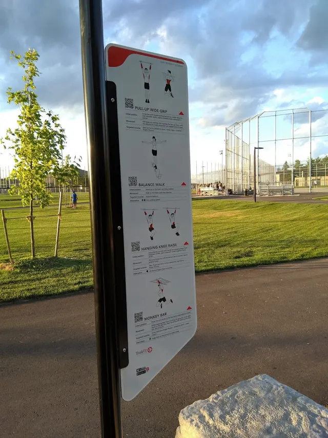 Calisthenics Park at Centennial Trail, Burlington