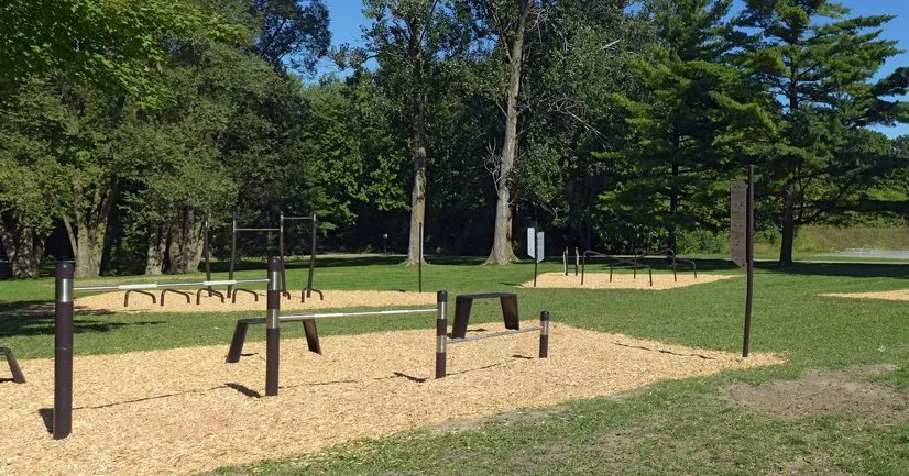 Платформа для прыжков на площадке Calisthenics Park at Rue Lefrançois, Rosemère – фото 1 из 1
