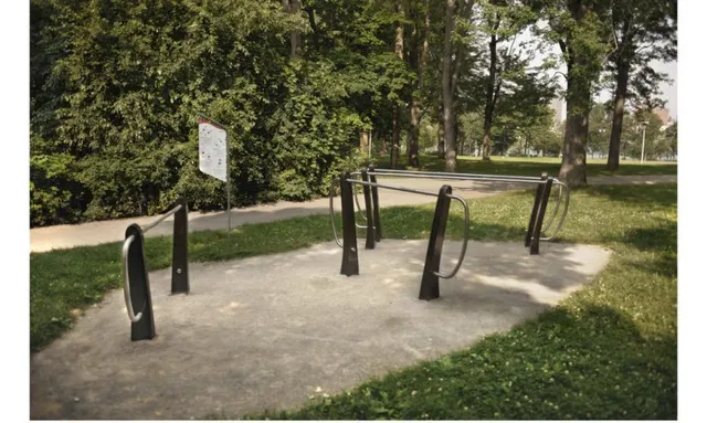 Calisthenics Park at Chemin du Tour-de-l'Isle, Montréal