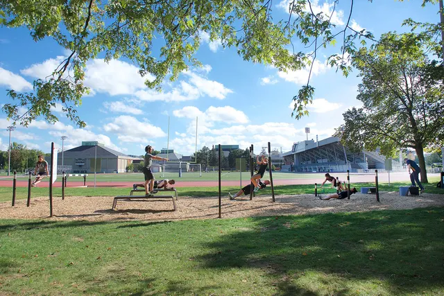 Calisthenics Park at Main Street West, Hamilton
