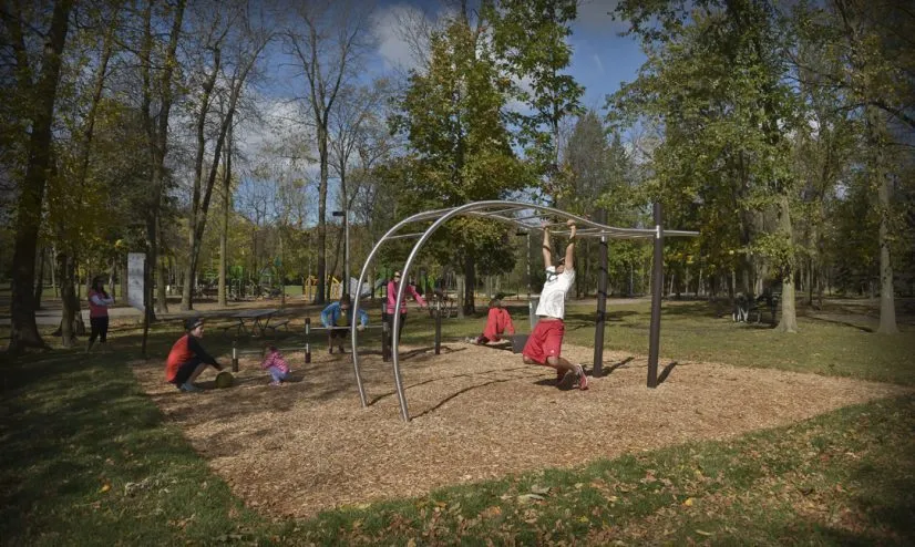 Jump Platform at Calisthenics Park at Boulevard Curé-Poirier Est, Longueuil – photo 1 of 1