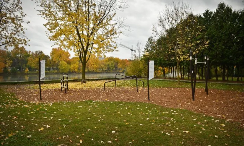 Платформа для прыжков на площадке Calisthenics Park at Rideau River Eastern Pathway, Ottawa – фото 1 из 1