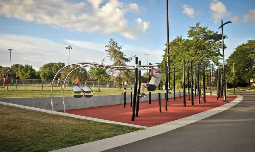 Упоры для отжиманий на площадке Calisthenics Park at Avenue Christophe-Colomb, Montréal – фото 1 из 1