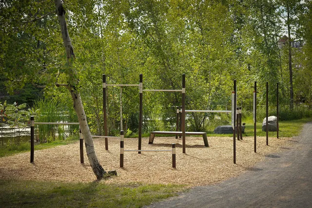 Calisthenics Park at Chemin de la Côte-Saint-Louis, Sainte-Thérèse