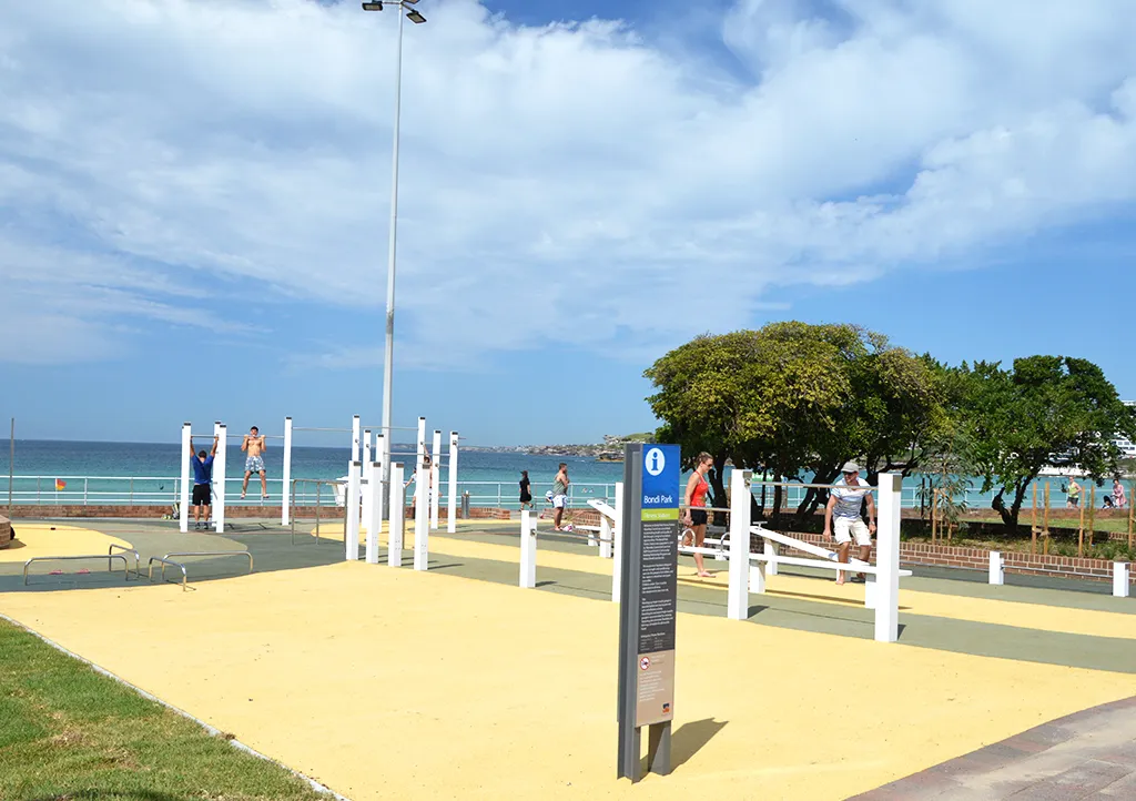 Monkey Bars at Calisthenics Park at Campbell Parade, Sydney – photo 1 of 5