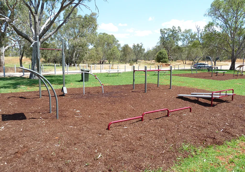 Bară de flotări la Calisthenics Park at Stan Peters Oval, Hillston – fotografia 6 din 7
