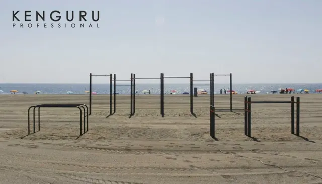 Calisthenics Park at Street workout Roqueta de Mar, El Parador de las Hortichuelas