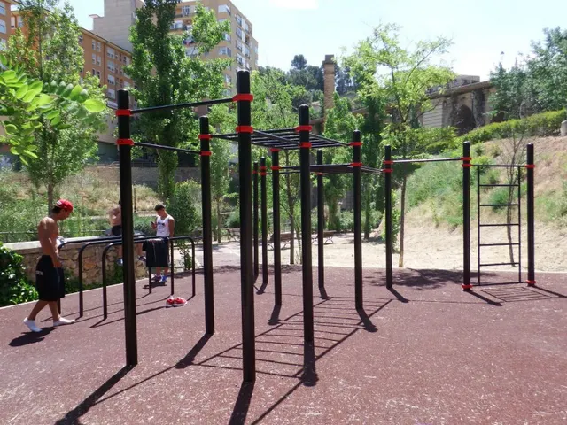 Calisthenics Park at Passeig de Cervantes, Alcoi / Alcoy