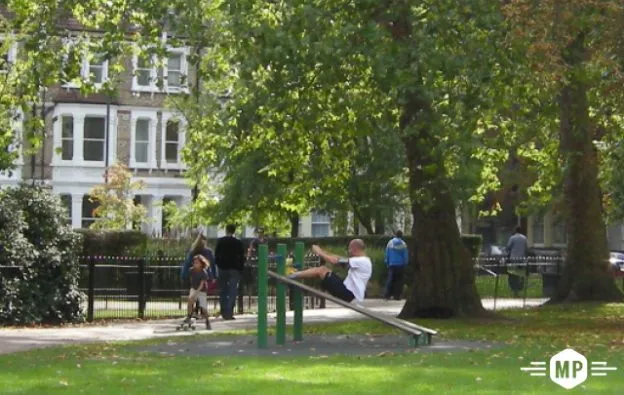 Parallel Gym Bars at Calisthenics Park at Kingswood Avenue, Greater London – photo 2 of 4