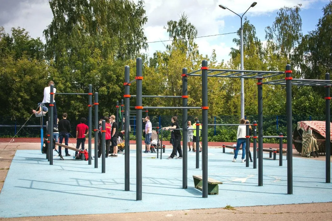 Pull Up Bar at Calisthenics Park at улица Менделеева, Долгопрудный – photo 1 of 1