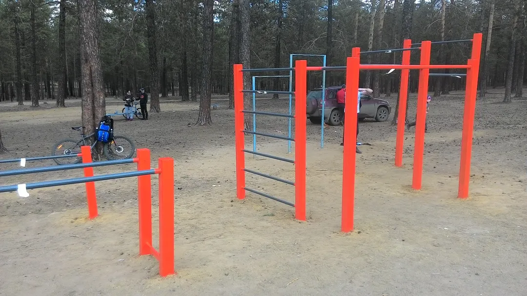 Maniglie per piegamenti presso Calisthenics Park at улица Шилова, Чита – foto 5 di 5