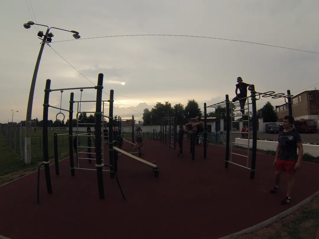 Шведская стенка на площадке Calisthenics Park at спорткомплекс "Мещёра", Егорьевск – фото 5 из 5