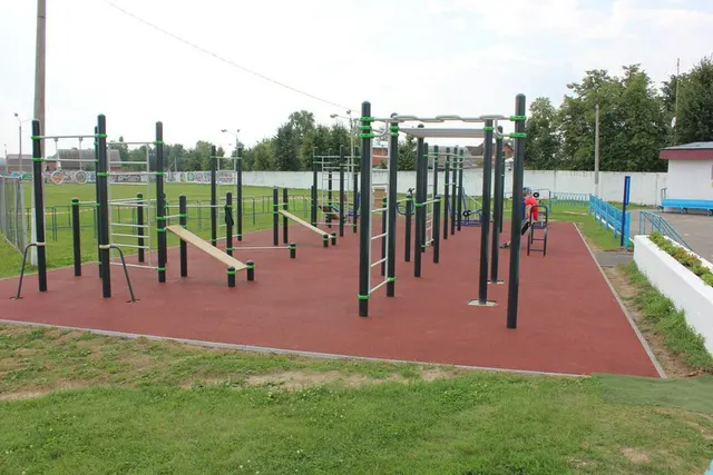 Calisthenics Park at спорткомплекс "Мещёра", Егорьевск