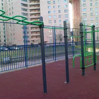 Calisthenics Park at улица Кораблестроителей, Санкт-Петербург - thumbnail 6