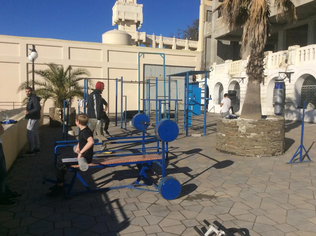 Sbarra per trazioni presso Calisthenics Park at Курортный проспект, Сочи – foto 1 di 2