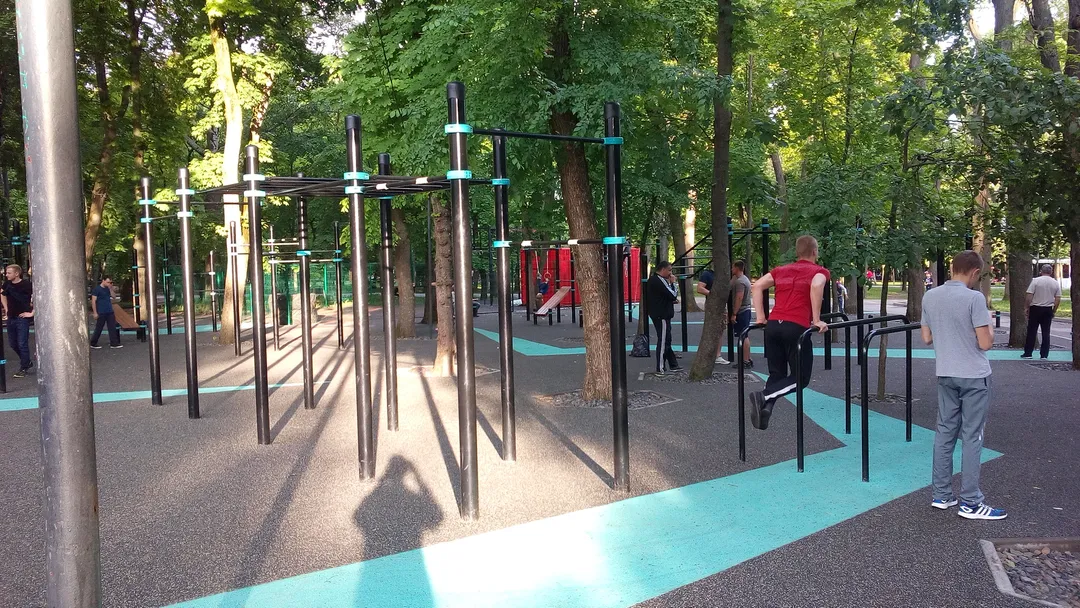 Spalier la Calisthenics Park at Театральная площадь, Ростов-на-Дону – fotografia 4 din 13