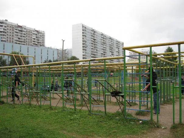Push Up Bar at Calisthenics Park at улица Академика Капицы, Москва – photo 2 of 4