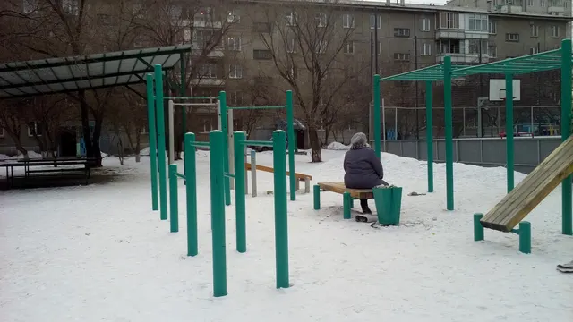 Calisthenics Park at Луговая улица, Красноярск