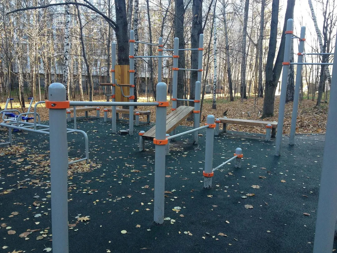 Bare paralele la Calisthenics Park at Звенигородская улица, Москва – fotografia 3 din 5