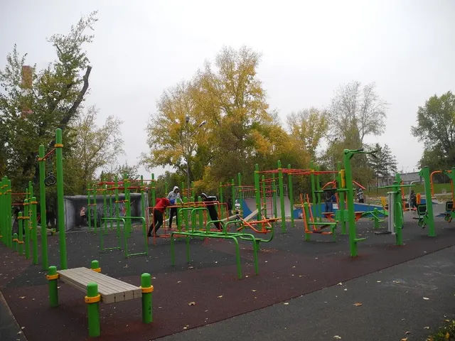 Calisthenics Park at улица 50-летия Октября, Уфа