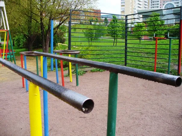 Barres parallèles à Calisthenics Park at улица Раменки, Москва – photo 2 sur 4