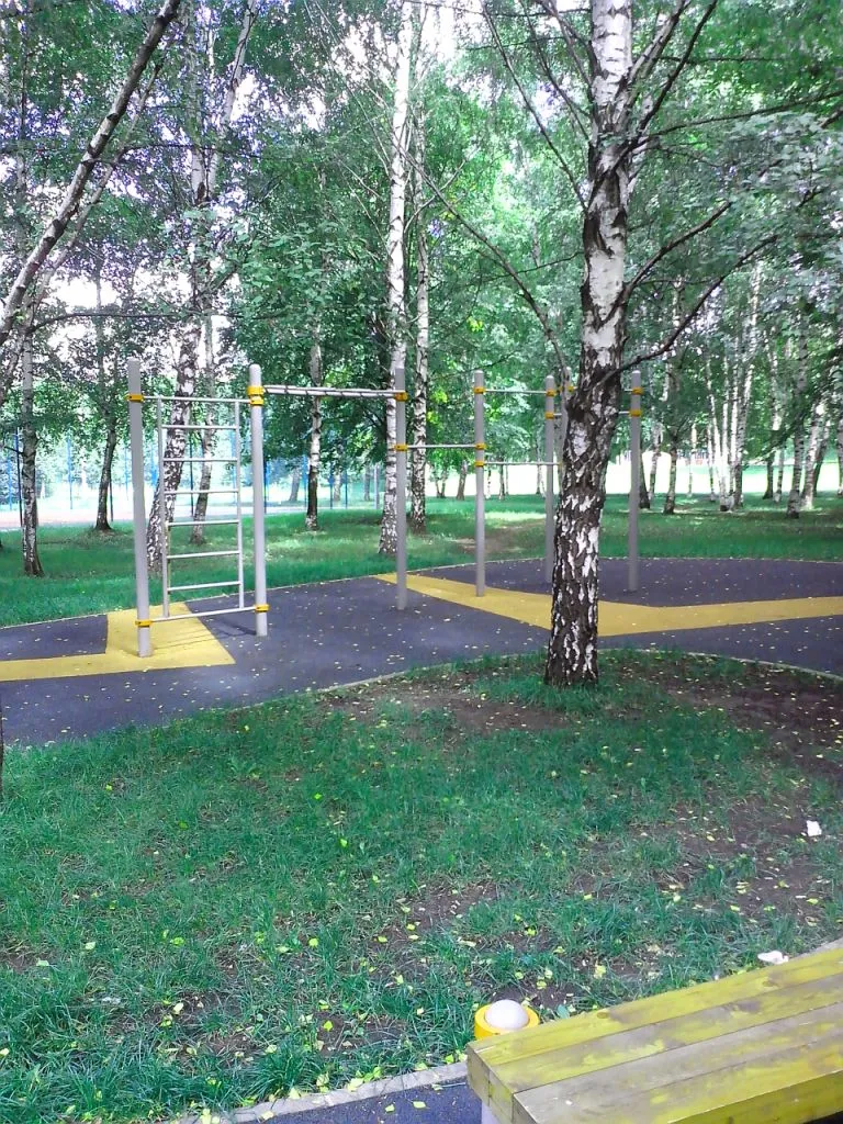 Bare paralele la Calisthenics Park at проезд Шокальского, Москва – fotografia 2 din 4