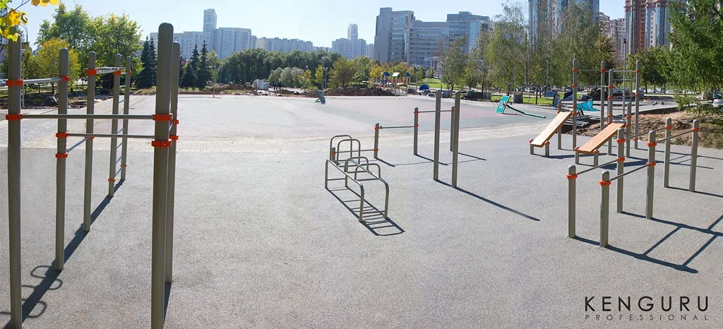 Spalier la Calisthenics Park at Тропарёвская улица, Москва – fotografia 4 din 4