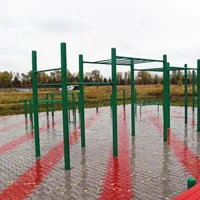 Calisthenics Park at Кубанская улица, Красноярск - thumbnail 2