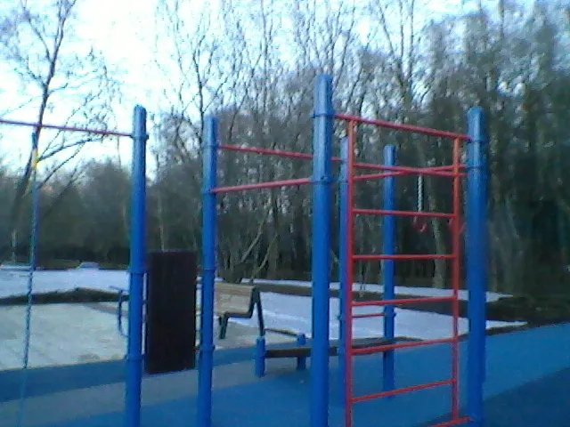 Лавка для преса на майданчику Calisthenics Park at Большая Академическая улица, Москва #wp1431 – фото 5 з 7