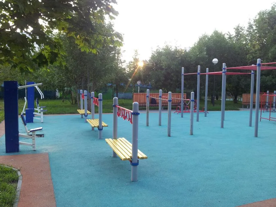 Бруси на майданчику Calisthenics Park at проезд Олимпийской Деревни, Москва – фото 2 з 4