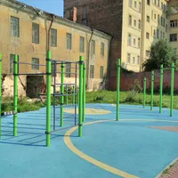 Calisthenics Park at Бородинская улица, Санкт-Петербург - thumbnail 2