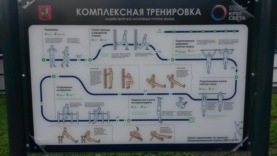 Spalier la Calisthenics Park at улица Академика Хохлова, Москва – fotografia 4 din 4
