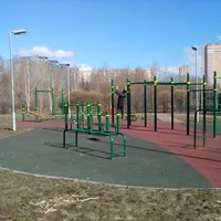 Calisthenics Park at Сухонская улица, Москва #wp1481 - thumbnail 2