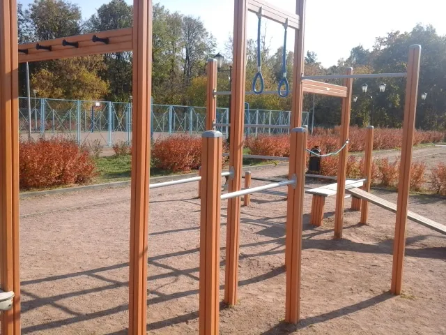 Bare paralele la Calisthenics Park at Большая Черкизовская улица, Москва – fotografia 2 din 3