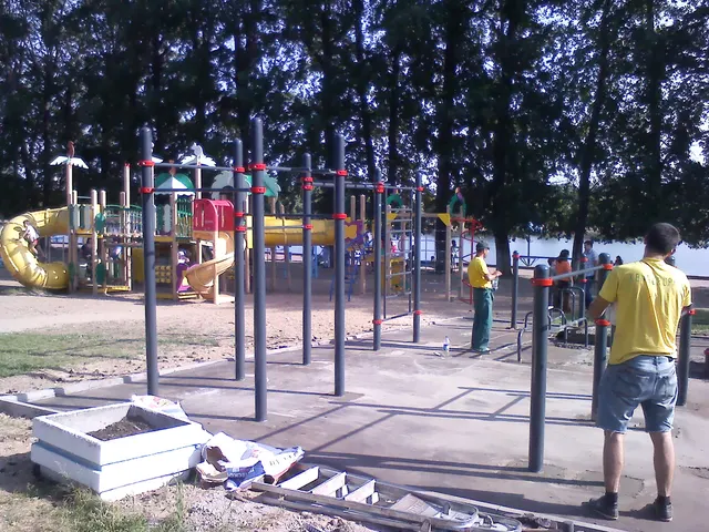 Calisthenics Park at набережная Афанасия Никитина, городской округ Тверь