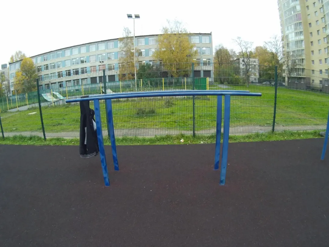 Panca per addominali presso Calisthenics Park at Северный проспект, Санкт-Петербург – foto 3 di 4