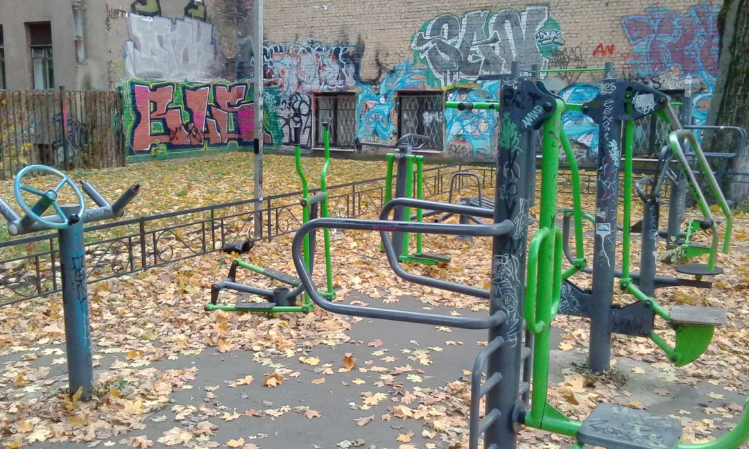 Spalliera presso Calisthenics Park at 10-11-я линии В.О., Санкт-Петербург – foto 3 di 5