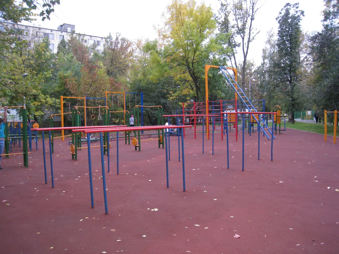Bare paralele la Calisthenics Park at Востряковский проезд, Москва – fotografia 2 din 3