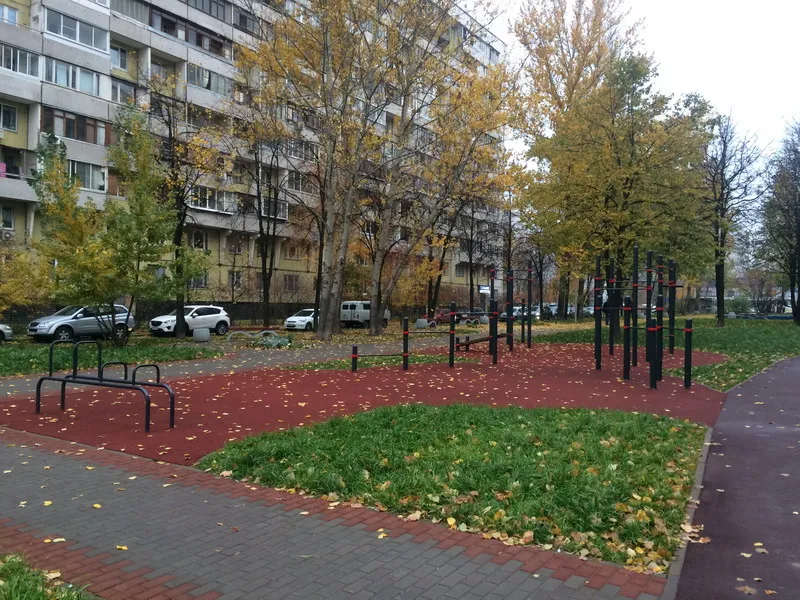 Bare paralele la Calisthenics Park at Таллинская улица, Москва – fotografia 2 din 2