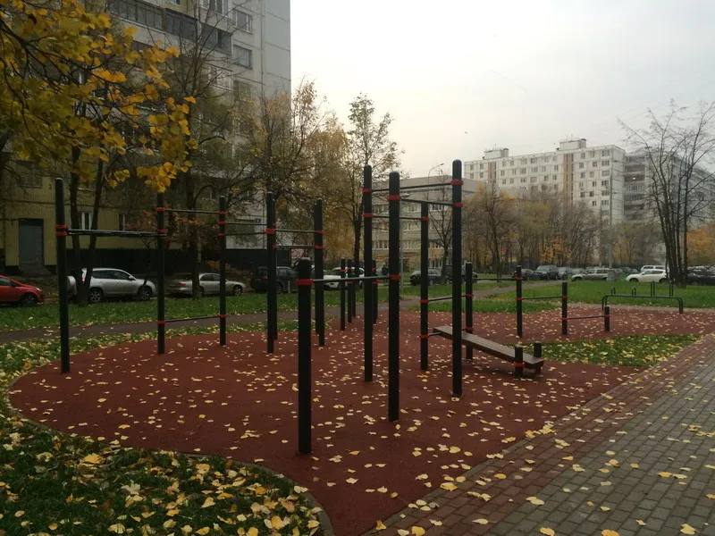 Bară de tracțiuni la Calisthenics Park at Таллинская улица, Москва – fotografia 1 din 2