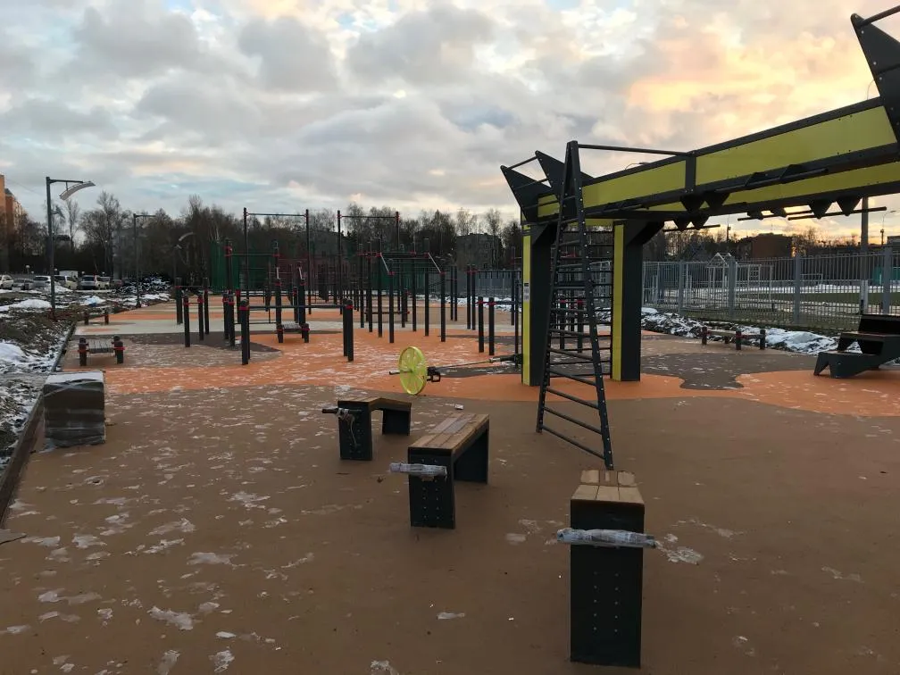 Sbarra per trazioni presso Calisthenics Park at Центральный стадион, Одинцово – foto 1 di 1