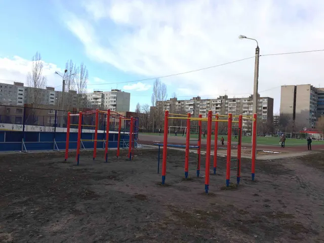 Calisthenics Park at Новосибирская улица, Воронеж