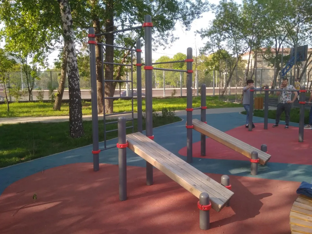 Monkey Bars la Calisthenics Park at улица Сущёвский Вал (дублёр), Москва – fotografia 4 din 7