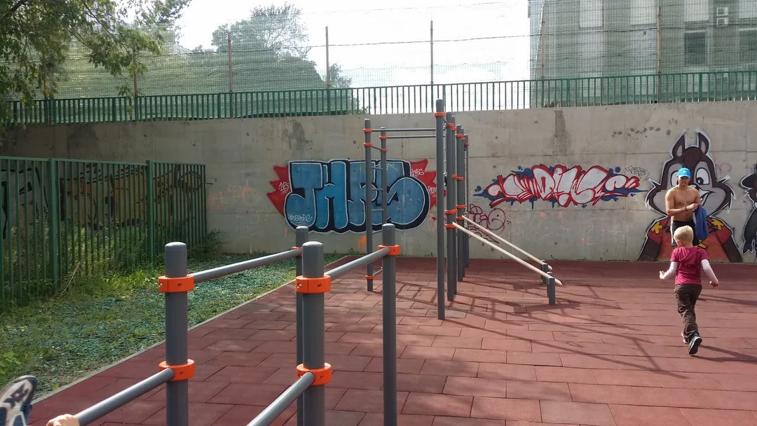 Бруси на майданчику Calisthenics Park at проспект Вернадского, Москва – фото 1 з 1