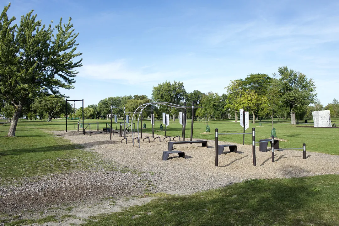 Parallel Gym Bars at Calisthenics Park at Hayes Avenue, Tecumseh – photo 1 of 2