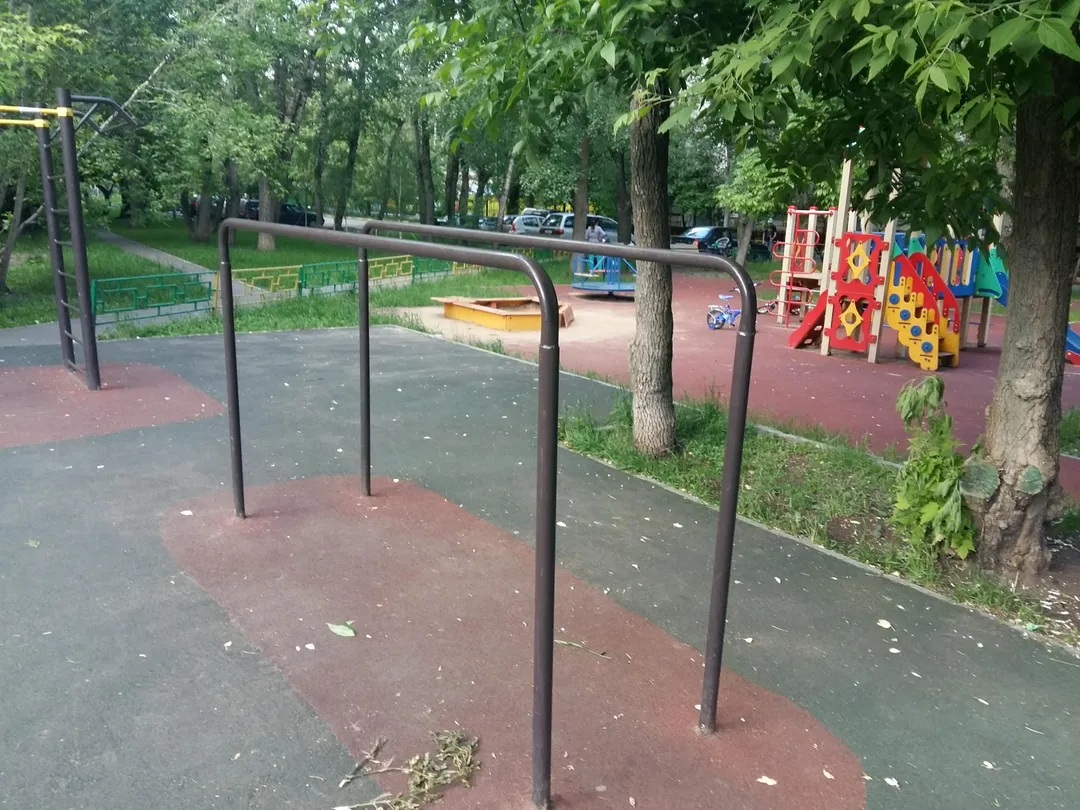 Sprossenwand bei Calisthenics Park at улица Академика Королёва, Москва – Foto 2 von 2