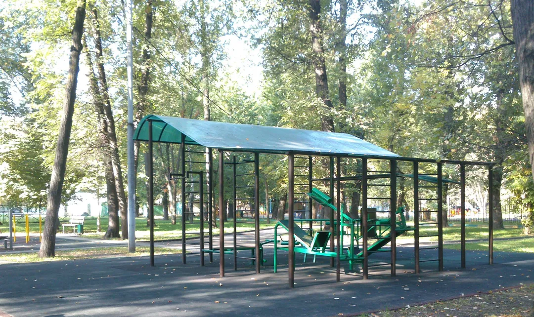 Bare paralele la Calisthenics Park at Физкультурный проезд, Москва – fotografia 1 din 1