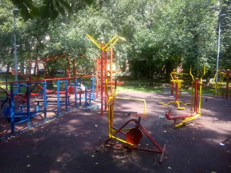Бруси на майданчику Calisthenics Park at Дмитровский проезд (дублёр), Москва – фото 1 з 2